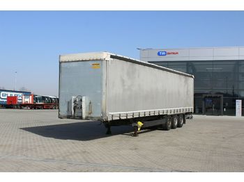 Humbaur HSA 351324 S, LIFTING AXLE, SAF  - Curtainsider semi-trailer