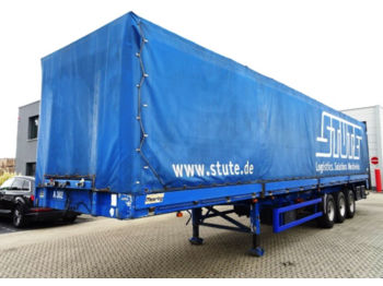 Meierling MSA24 / Liftachse / Alu-Auflieger/Coilmulde  - Curtainsider semi-trailer