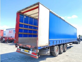 Tirsan XS/RS - AluminiumBorden- SAF Assen - Schijfremmen - Banden 85% goed! (O1074) - Curtainsider semi-trailer