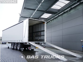 Tracon TO1627 Auto transport Rampen 2x Liftachse Palettenkasten Hartholtz-Boden - Curtainsider semi-trailer