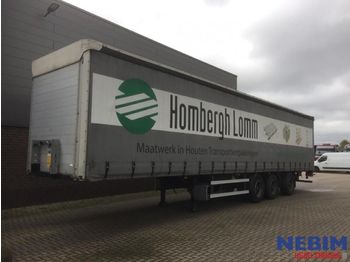 Tracon TO 3 / Steering axle - Curtainsider semi-trailer