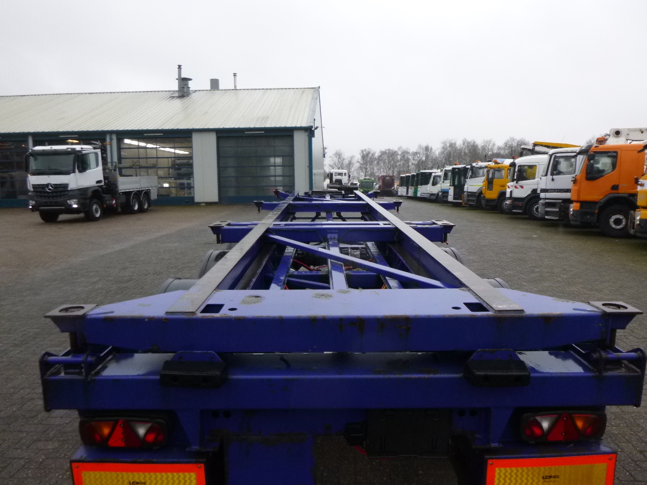 Container transporter/ Swap body semi-trailer Dennison Container trailer 20-30-40-45 ft: picture 5