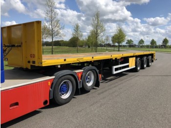 Broshuis 3AOU-48 Extendable Flatbed Trailer - Dropside/ Flatbed semi-trailer