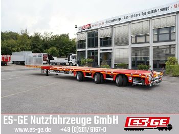 Dropside/ flatbed semi-trailer Faymonville 3-Achs-Megatrailer - teleskopierbar
