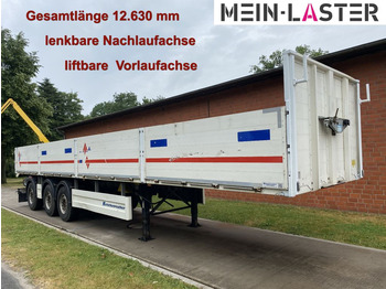 Kotschenreuther SPN 334 Länge 12,63m Baustoff  Lenk/Liftachse  - Dropside/ Flatbed semi-trailer
