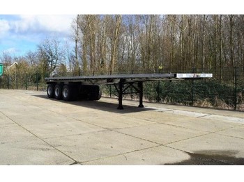 TMH - 3-50 Flatbed trailer with 20 and 40" twistlocks - Dropside/ Flatbed semi-trailer