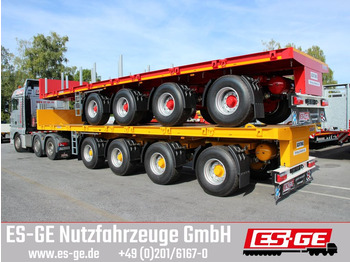 New Dropside/ Flatbed semi-trailer ES-GE 4-Achs-Ballastauflieger: picture 1