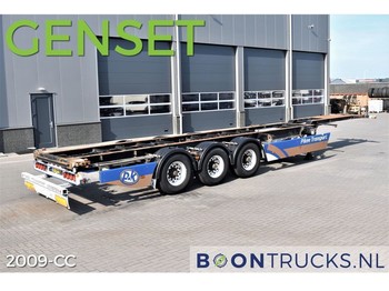 Container transporter/ Swap body semi-trailer Groenewegen + GENSET (2007) | 40-45ft CHASSIS * APK 09-2022: picture 1