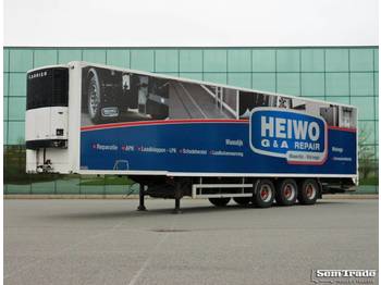 Refrigerator semi-trailer Heiwo HZP 39 A CARRIER BPM AXLE TAIL LIFT: picture 1
