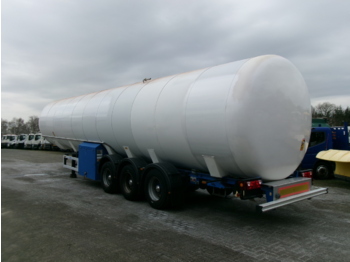 Tank semi-trailer for transportation of gas Indox Low-pressure LNG gas tank inox 56.2 m3 / 1 comp: picture 3