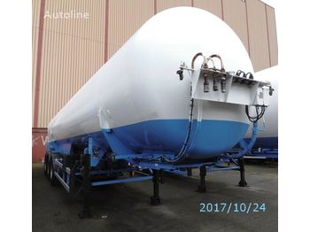 Tank semi-trailer for transportation of gas KLAESER GAS, Cryogenic, Oxygen, Argon, Nitrogen: picture 1