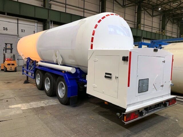 Tank semi-trailer for transportation of gas KLAESER GAS, Cryogenic, Oxygen, Argon, Nitrogen Gastank: picture 4