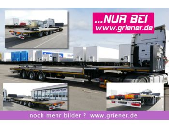 New Dropside/ Flatbed semi-trailer Kässbohrer JS / JUMBO PLATEAU / LIGHT / 6500 kg / LENKACHSE: picture 1