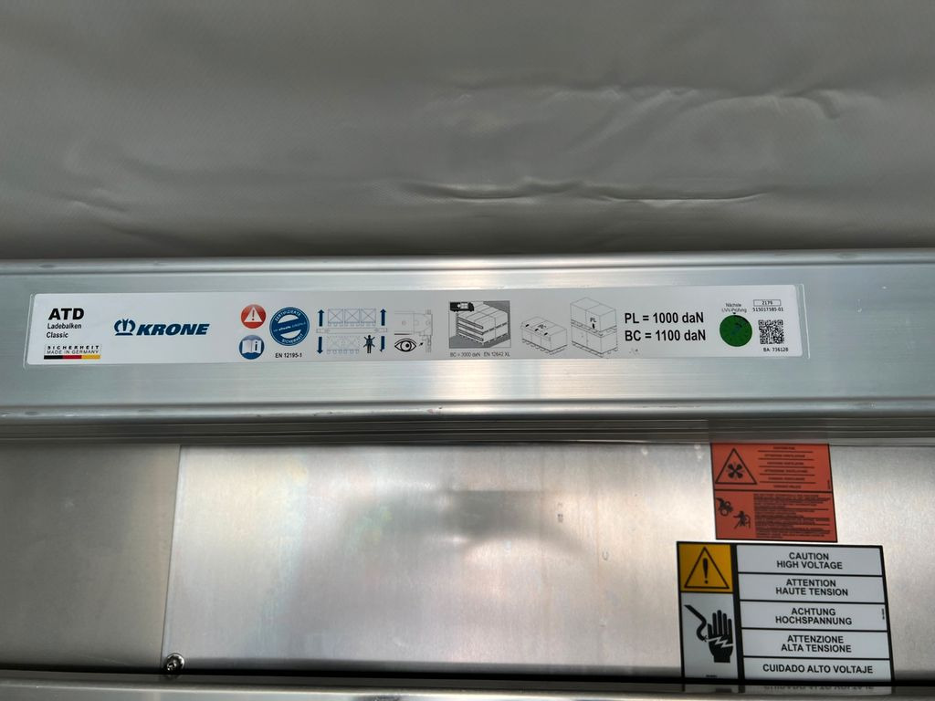 Refrigerator semi-trailer Krone Cool lin. Tiefküh Thermo King SLXi 400 Blumenbr.: picture 10