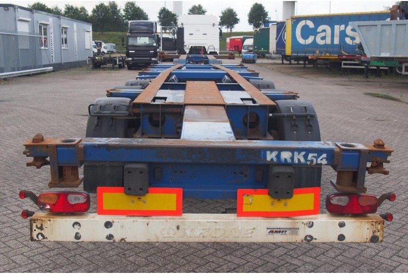 Container transporter/ Swap body semi-trailer Krone Polyvalent skelet 20-30-40-45 ft: picture 5