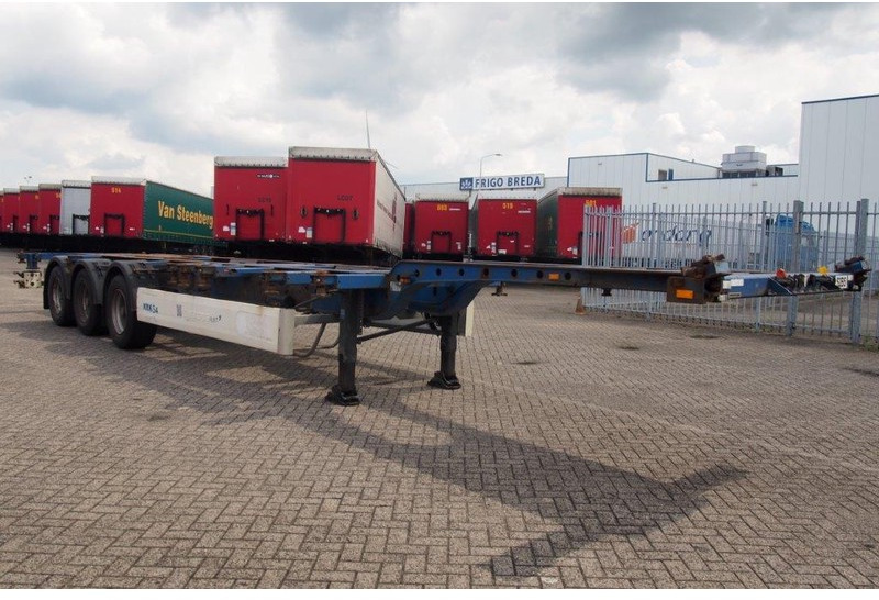 Container transporter/ Swap body semi-trailer Krone Polyvalent skelet 20-30-40-45 ft: picture 3