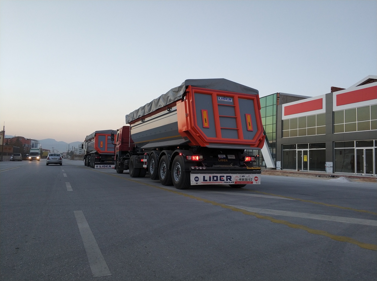 New Tipper semi-trailer for transportation of timber LIDER 2023 MODELS YEAR NEW (MANUFACTURER COMPANY LIDER TRAILER & TANKER: picture 10