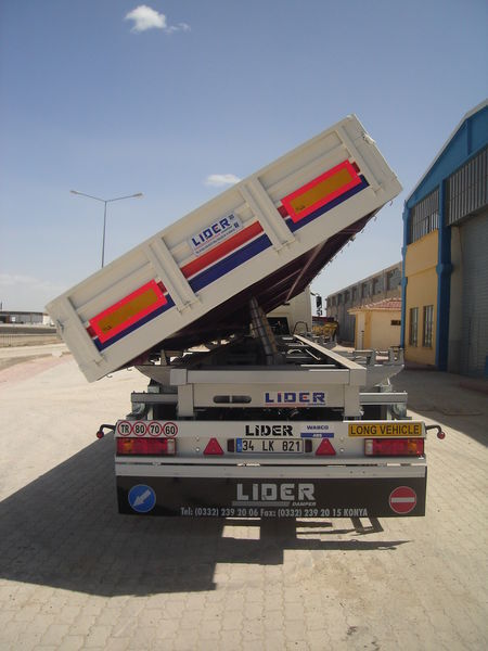 New Tipper semi-trailer LIDER 2023 MODEL NEW FROM MANUFACTURER COMPANY: picture 3
