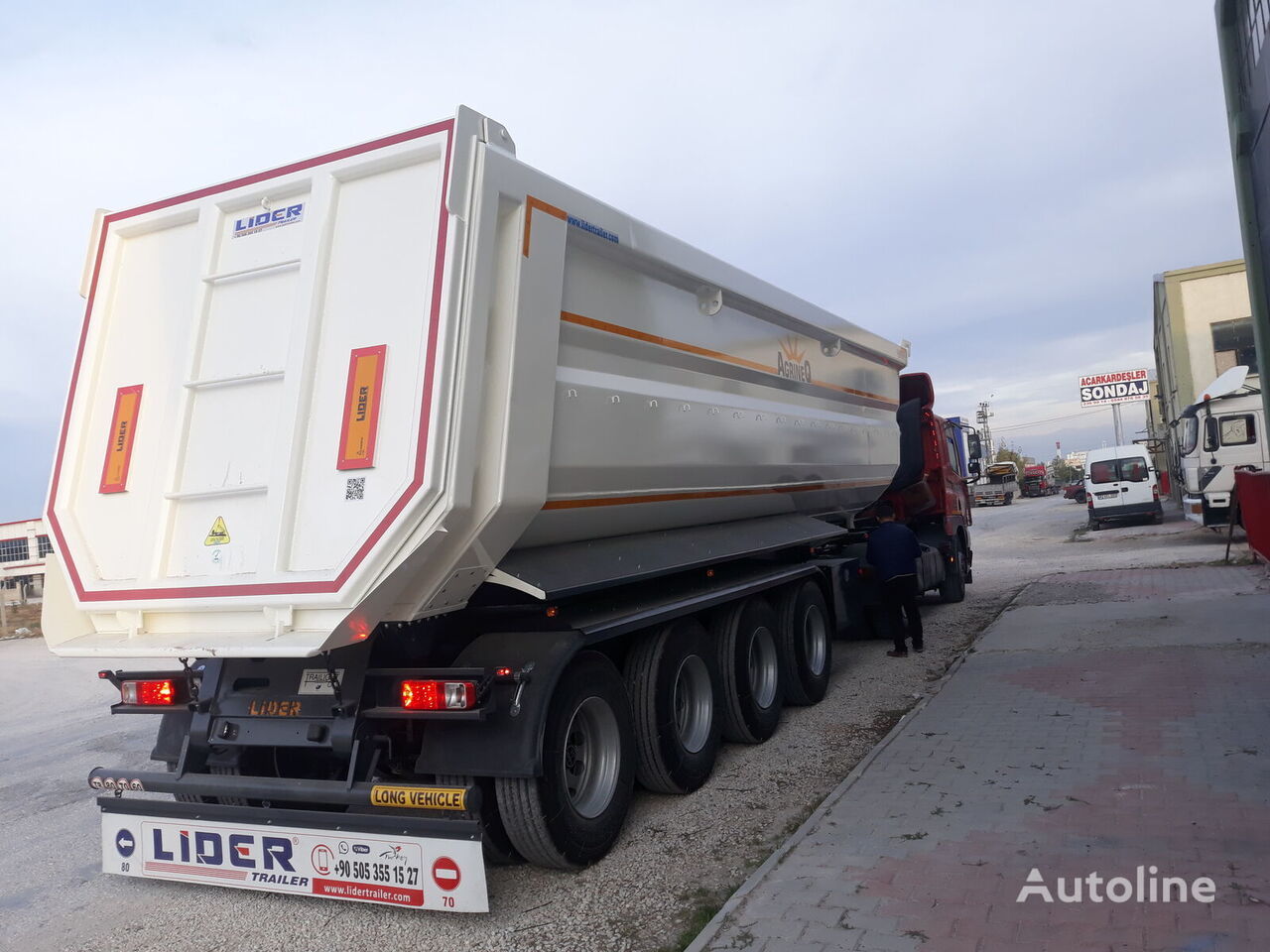 New Tipper semi-trailer LIDER 2024 NEW DIRECTLY FROM MANUFACTURER STOCKS READY IN STOCKS [ Copy ] [ Copy ]: picture 10