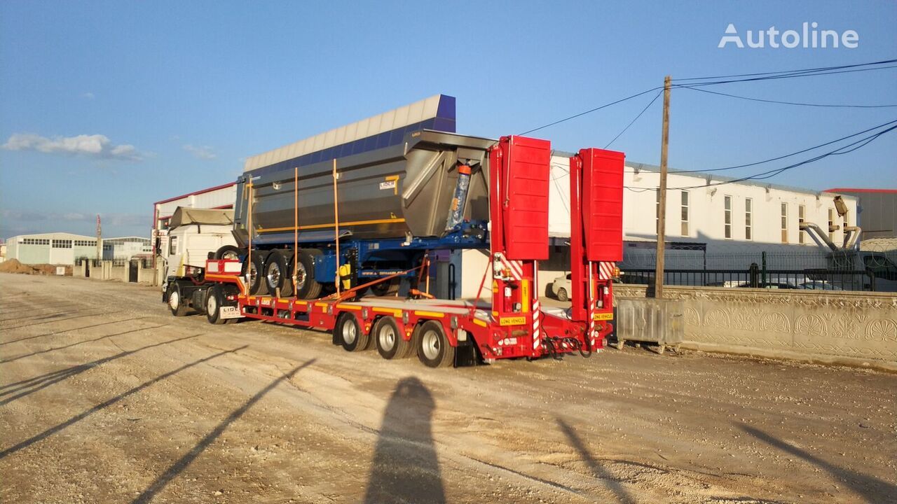 New Low loader semi-trailer for transportation of heavy machinery LIDER 2024  READY IN STOCK 50 TONS CAPACITY LOWBED: picture 17