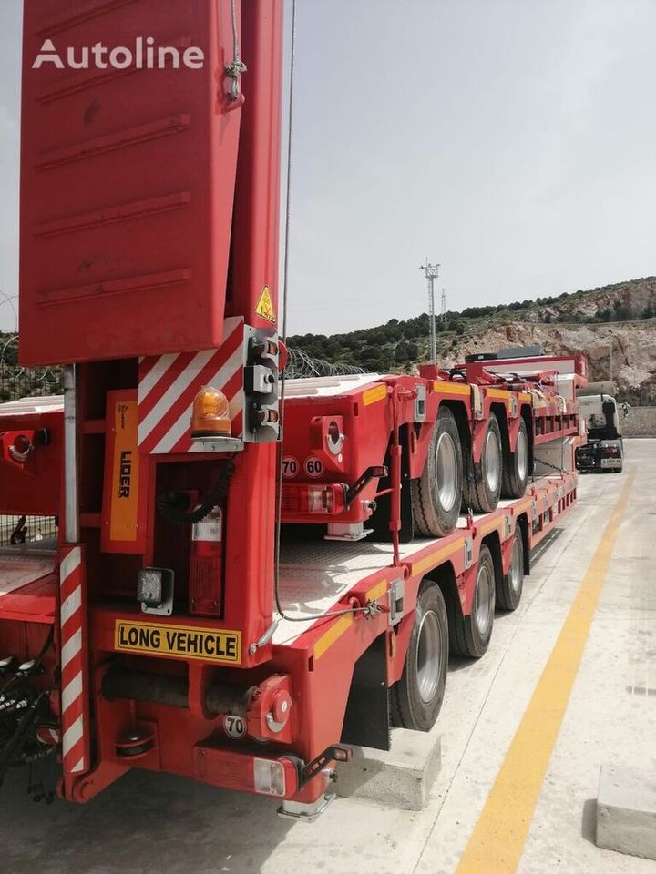 New Low loader semi-trailer for transportation of heavy machinery LIDER 2024  READY IN STOCK 50 TONS CAPACITY LOWBED: picture 10