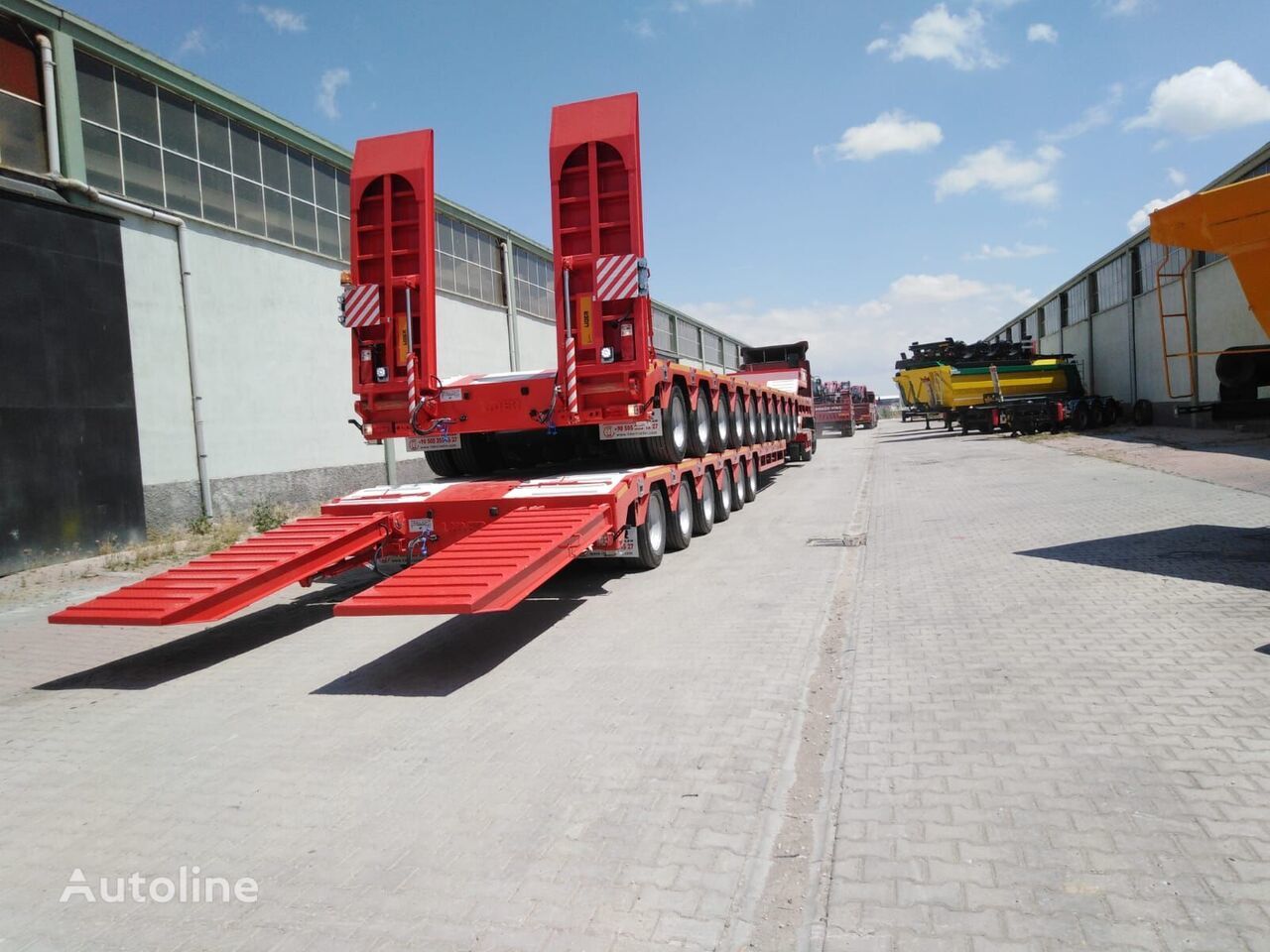 New Low loader semi-trailer LIDER 2024 model 150 Tons capacity Lowbed semi trailer: picture 15