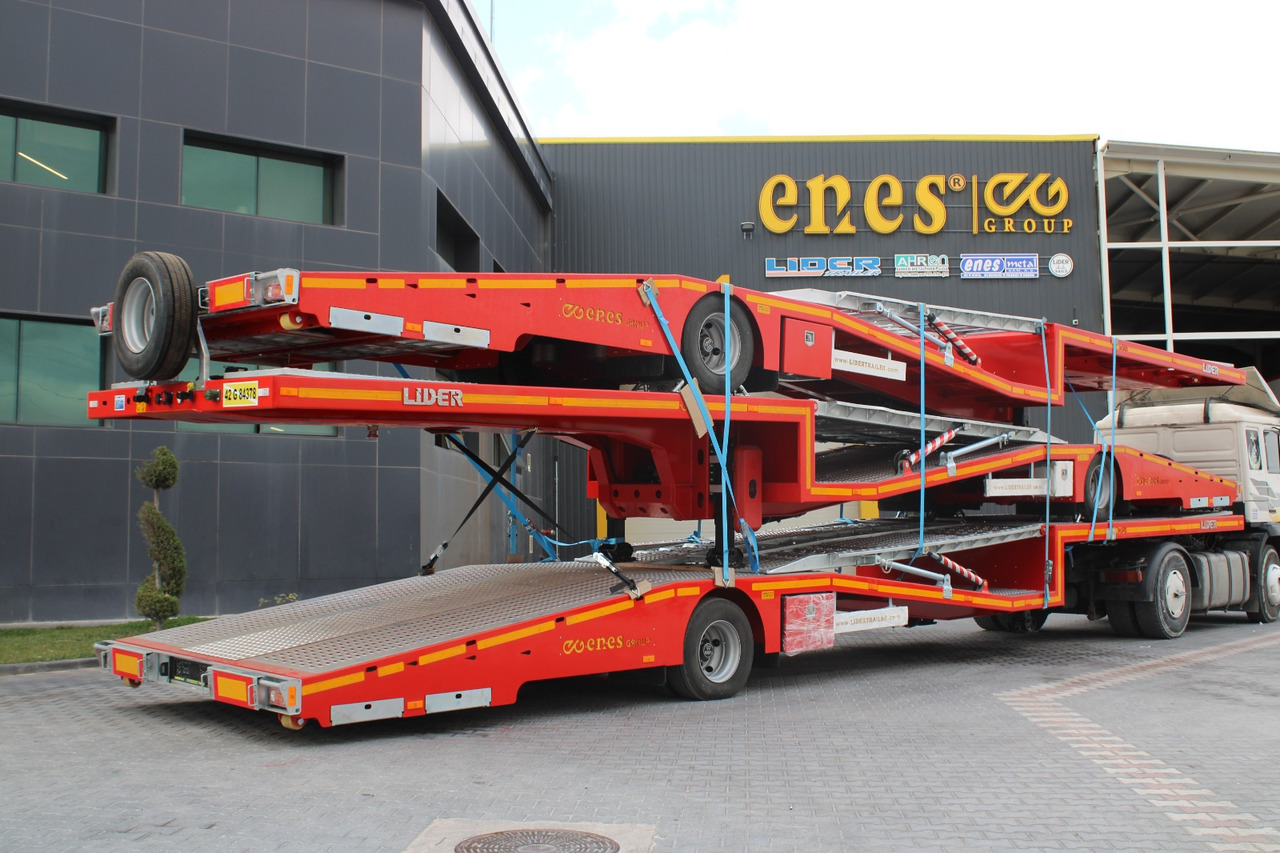 New Autotransporter semi-trailer for transportation of heavy machinery LIDER LIDER NEW 2024 MODEL Car Carrier: picture 6