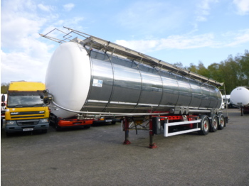 Tank semi-trailer for transportation of food L.A.G. Food / chemical tank inox 34.6 m3 / 2 comp + pump: picture 1