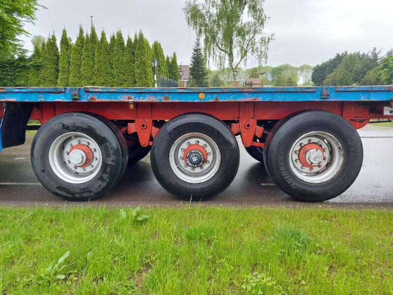 Dropside/ Flatbed semi-trailer Lecinena 3 Axle Flat Steel: picture 6