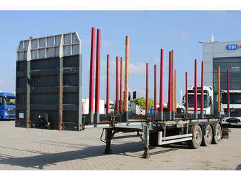 ZASŁAW TRAILIS D-651  - Logging semi-trailer