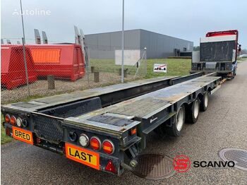 DAPA Nedbygget kølgrav boat transport - Low loader semi-trailer