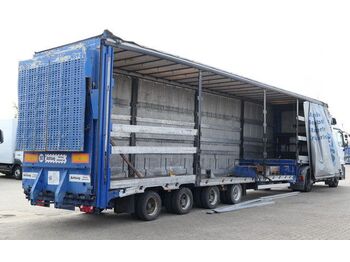 Dinkel DSATMV/4 Achsen/Tiefbett/Hubdach  - Low loader semi-trailer