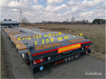 EMTECH 4.NNZ-1R-2N (2 750 !, NA) - Low loader semi-trailer
