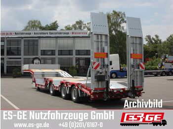ES-GE 3-Achs-Satteltieflader, Radmulden  - Low loader semi-trailer