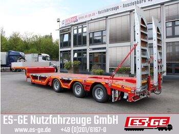 ES-GE 3-Achs-Satteltieflader - Radmulden  - Low loader semi-trailer