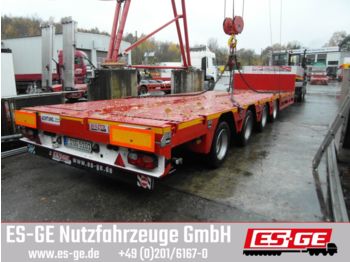 ES-GE 4-Achs-Satteltieflader - tele - nachlaufgelenkt  - Low loader semi-trailer