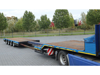 ES-GE 4 axle semi trailer extendable  18.10 mtr  steering axles - Low loader semi-trailer