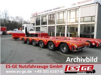 ES-GE 6-Achs-Satteltieflader - teleskopierbar  - Low loader semi-trailer