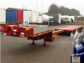 Esge EXTENDABLE 5 X STEER INCL. PRE INSPECTION - Low loader semi-trailer