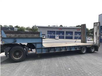 Gheysen en Verpoort 2-assige Semi, Oprijrampen, Verbreedbaar - Low loader semi-trailer
