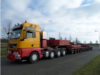 Goldhofer THP / LTSO Modularset / 12 axle lines with Hydraulic Vesselbed - Low loader semi-trailer