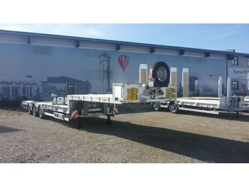 Humbaur 3-Achs Sattel SAF Liftachse Lenkachse Container  - Low loader semi-trailer