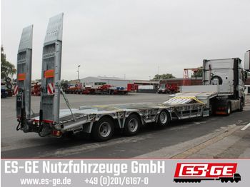 Humbaur 3-Achs-Satteltieflader mit Radmulden  - Low loader semi-trailer