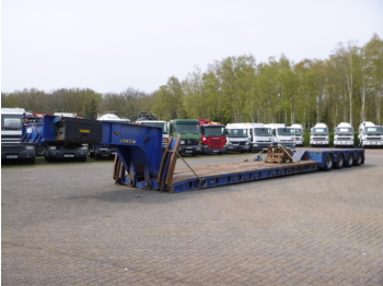 King 4-axle lowbed trailer 104 t / 9.6 m / 4 steering axles - Low loader semi-trailer