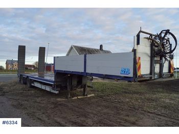  Norslep 2 axle crane semitrailer - Low loader semi-trailer