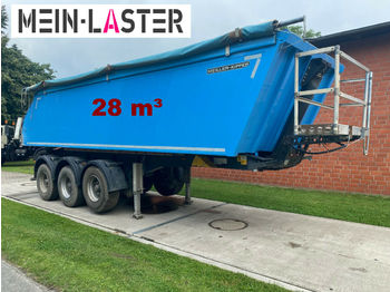 Tipper semi-trailer Meiller Alu Stahl Mulder 28 m³ Fertiger NL 29.300 kg: picture 1