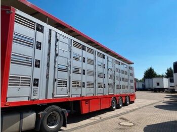 Livestock semi-trailer Menke-Janzen Menke 4 Stock Lenk Lift Typ2 Lüfter Dusche Tränk: picture 1