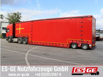 Low loader semi-trailer Meusburger 2-Achs-Jumbo-Tiefbett: picture 1