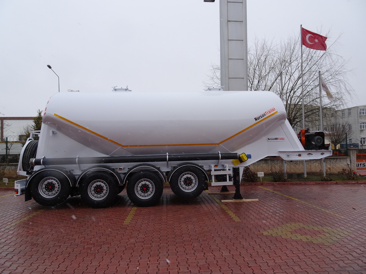 New Silo semi-trailer for transportation of silos NURSAN Aluminium W Type Silo: picture 11