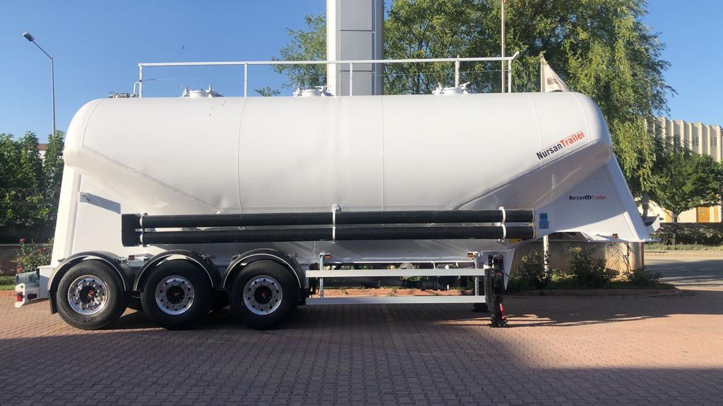 New Silo semi-trailer for transportation of silos NURSAN Aluminium W Type Silo: picture 2
